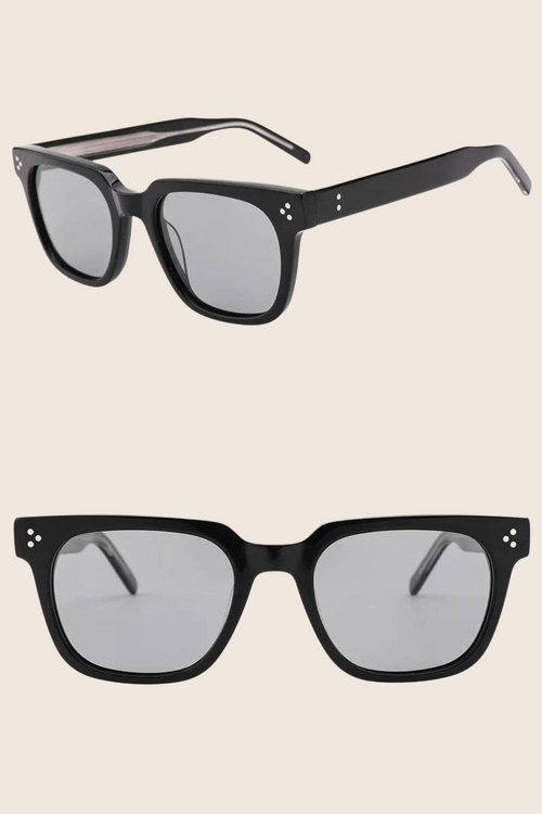 Novara Madrid Black Polarised Sunglasses front view