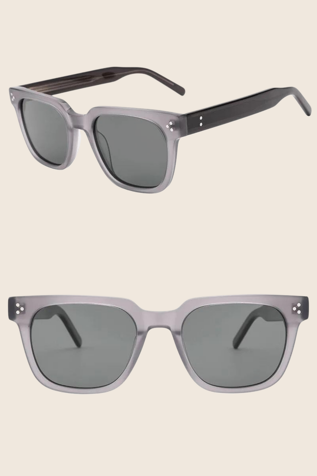 Novara Madrid Grey Polarised Sunglasses front view